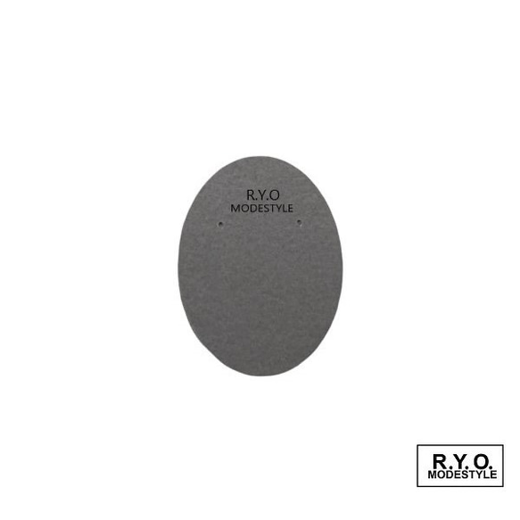 耳環架 Oval 橢圓紙 原裝 OEM LOGO 免費國內 100 張 W60x80mm 第5張的照片