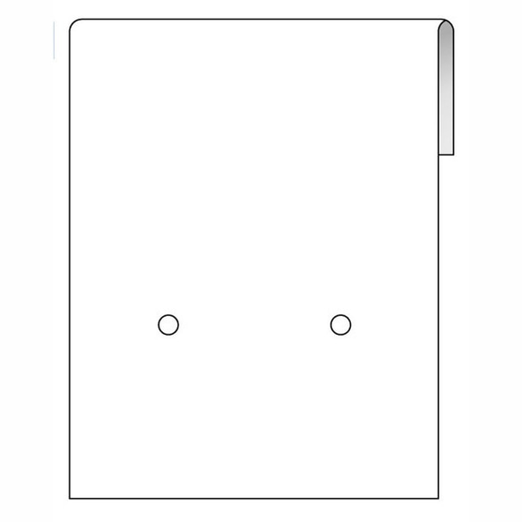 ピアスS2つ穴 台紙 100枚 OEM可能　W30×H38ｍｍ 7枚目の画像