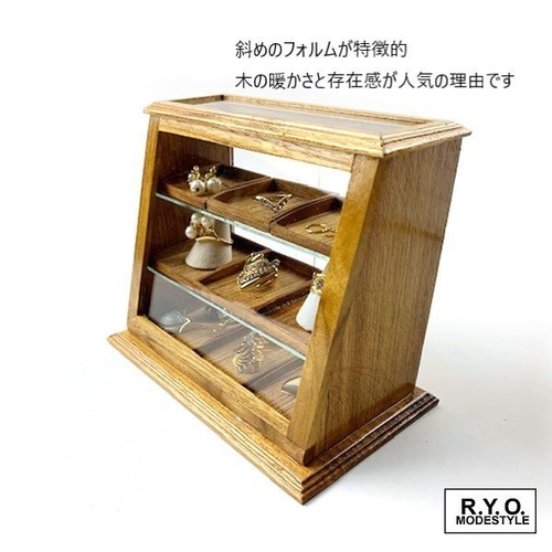 天然木 木製ショーケース ガラスショーケース 55c17e5f0e3eda68955762e3bd0b4b
