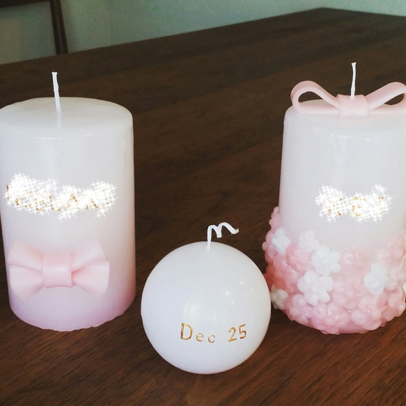 ウェディングキャンドルセット～フラワー～ キャンドル・キャンドル