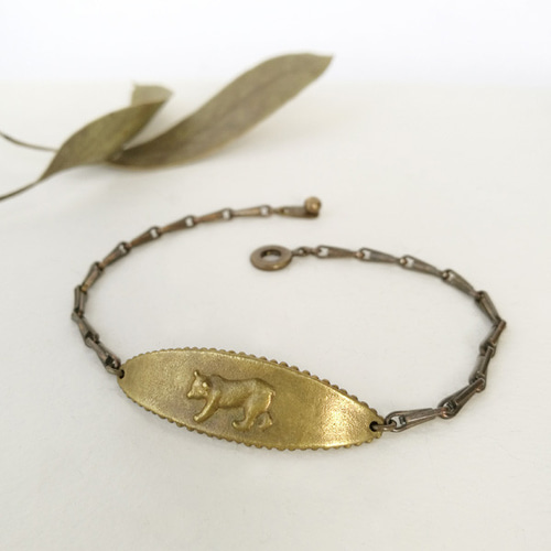 熊タグブレスレット ブレスレット 草原とストーブ 通販 2484981