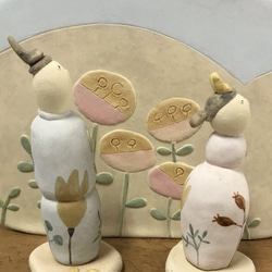 雛人形　陶製 3枚目の画像