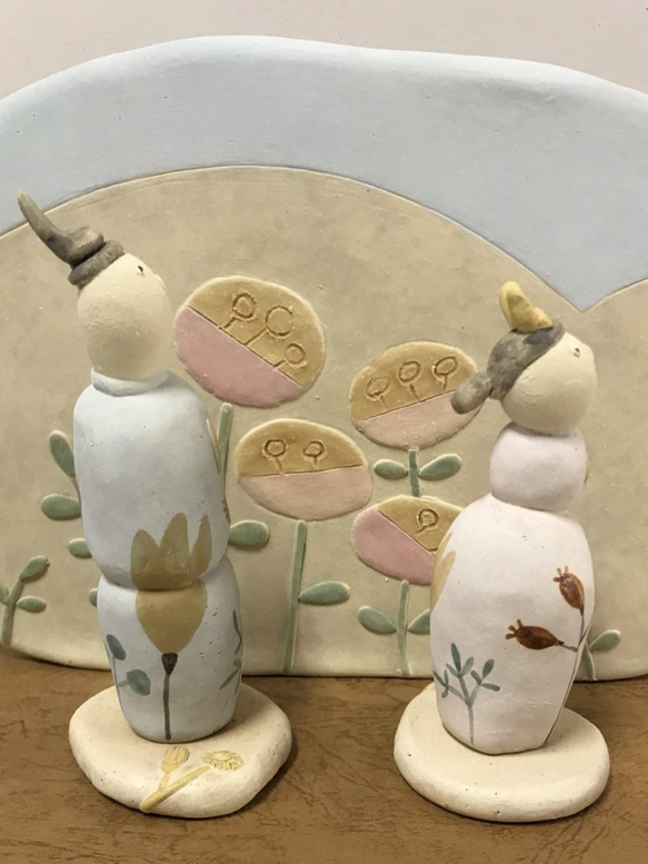 雛人形　陶製 3枚目の画像