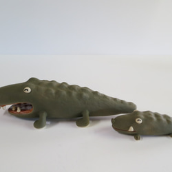 Heheheko Crocodile O-355 陶瓷/鱷魚/鱷魚 第8張的照片