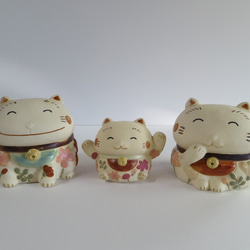 Maneki Neko U-101 陶瓷 / 招財貓 / Maneki Neko 第6張的照片