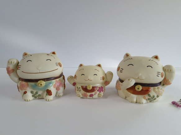 Maneki Neko U-101 陶瓷 / 招財貓 / Maneki Neko 第6張的照片