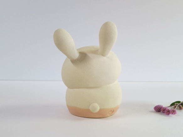 毛茸茸的兔子 O-329 陶瓷/兔子/兔子/Kaninchen/खरगोश 第5張的照片