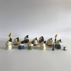 【雛人形】ふんわり雛3段セット　Ｐ-137-3Ｓ　陶製　/Hina dolls/雛娃娃 4枚目の画像