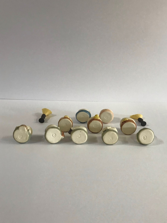 微型 Hina 3 層套裝 P-136-3S 陶瓷/Hina 娃娃/Hina-Puppe/हिना गुड़ि 第5張的照片