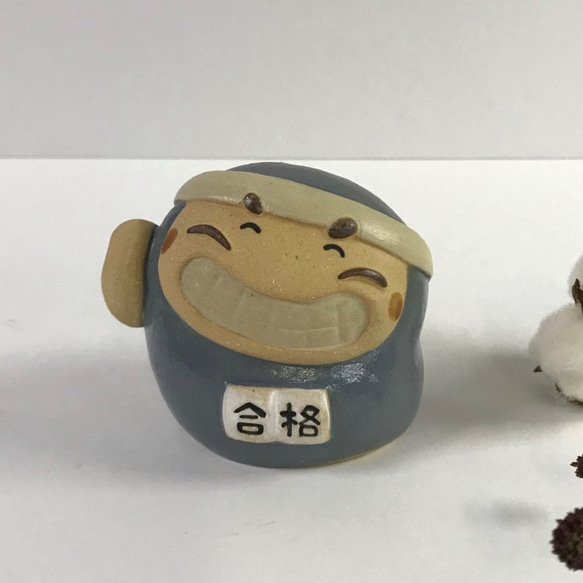 接受 Daruma 帶坐墊（非常小） O-265 Ceramic /Daruma/Dharma 第2張的照片