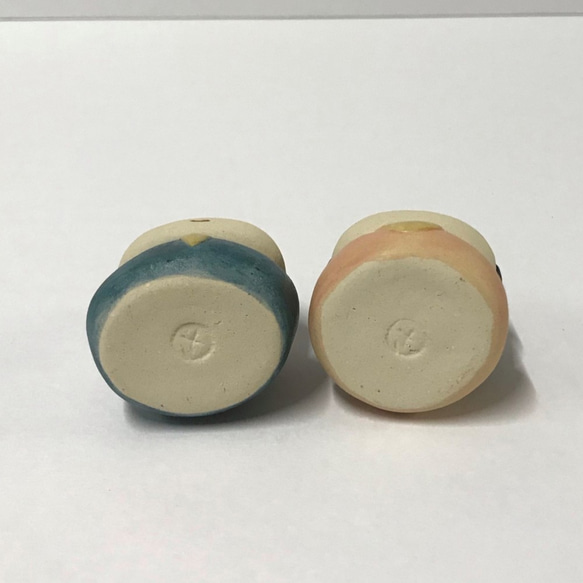 小型雛套裝 P-136 陶瓷/雛娃娃/雛娃娃/हिना गुड़ि 第5張的照片