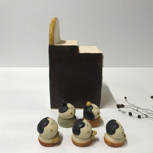 展示架 Hina 2 steps P-168 Ceramic / Hina doll / Nozomi 娃娃 第5張的照片