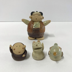 桃太郎セット　Ｆ-140　陶製（五月人形） 3枚目の画像