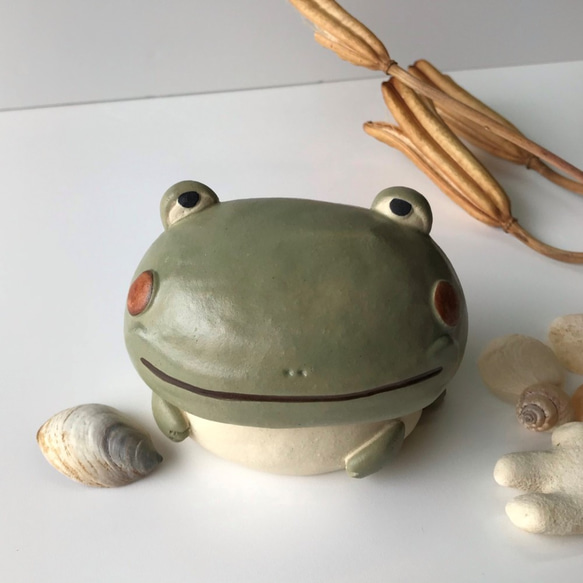 夢青蛙 E-109 陶瓷 /frog/Frosch/मेंढक 第2張的照片