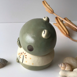 Smiley Frog E-116 Ceramic /frog/藍蛙 第4張的照片