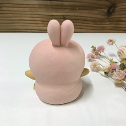 兔寶寶（帶小坐墊） O-244 Ceramic /baby/嬰兒 第3張的照片