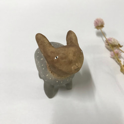 うさぎ（グレー）　　陶製　/Rabbit/兔子 4枚目の画像