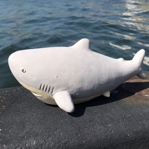 ホホジロザメ E-121 陶製 /Great white shark /大白鯊 その他