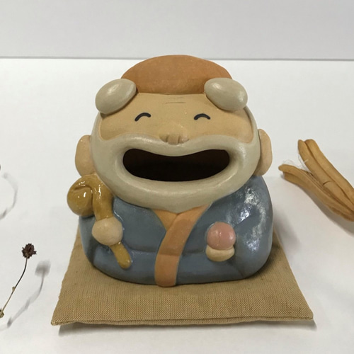 時代物 香春在銘 寿老人 壽老人 陶器 焼物 高さ約47cm七福神WWTT006 時代物 香春在銘 寿老人 壽老人 陶器 焼物 高さ約47cm七福神WWTT006