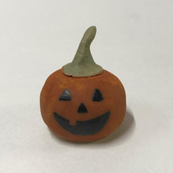 かぼちゃ　　ハロウィン　ＫＡ-182　陶製　/Halloween pumpkin/萬聖節南瓜 3枚目の画像