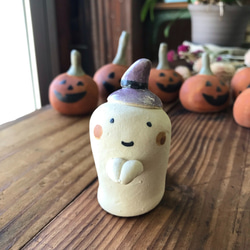 おばけ　　ハロウィン　ＫＡ-183　陶製　/Ghost Halloween/鬼萬聖節 1枚目の画像