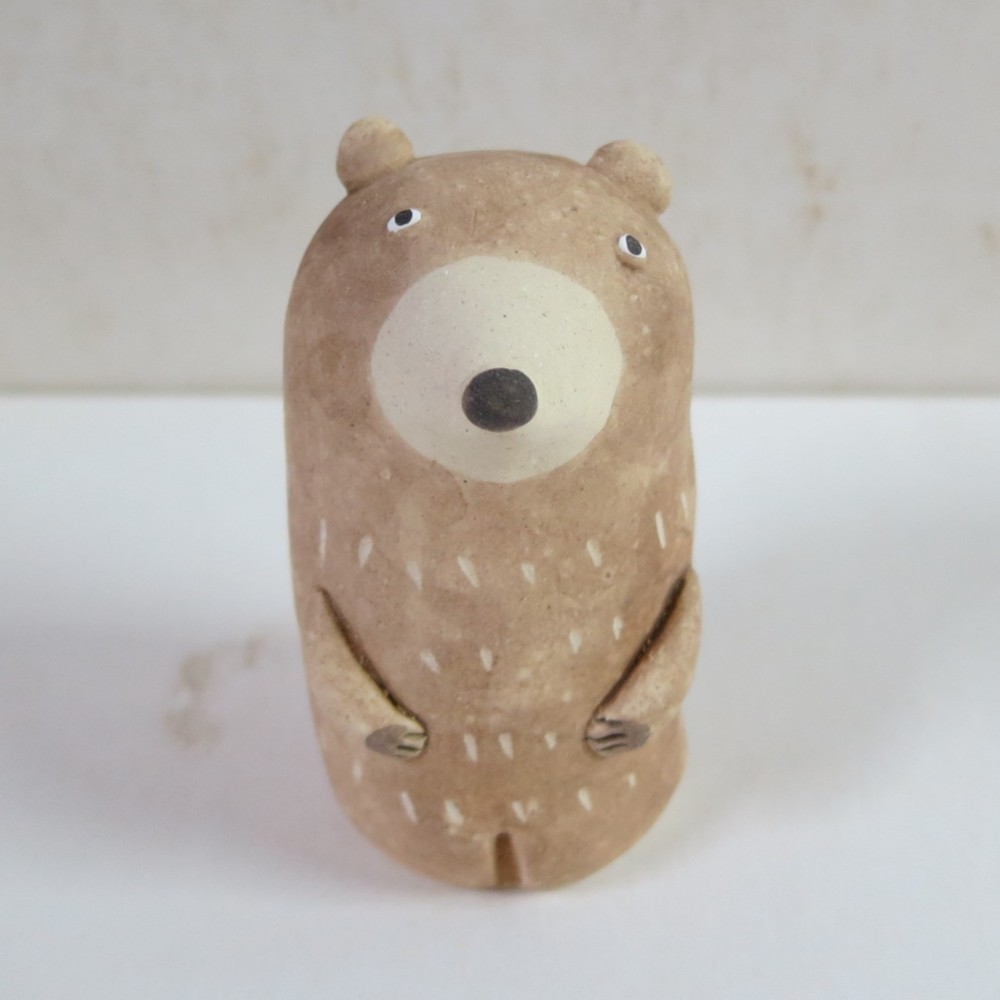 くま太郎 O-393 陶製 /Bear/熊 その他置物 サバイディー 通販