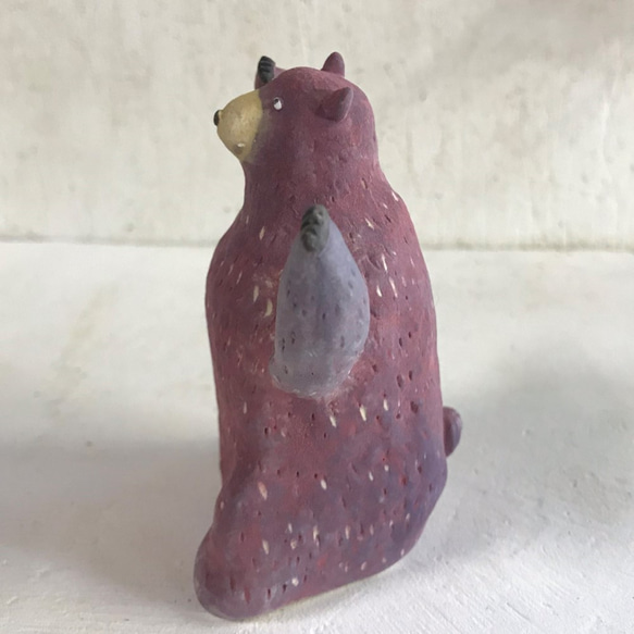 Ou no Kuma (color) O-374-2 Ceramic / Bear / Bear 第5張的照片