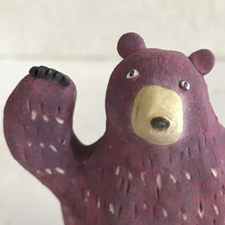 Ou no Kuma (color) O-374-2 Ceramic / Bear / Bear 第6張的照片