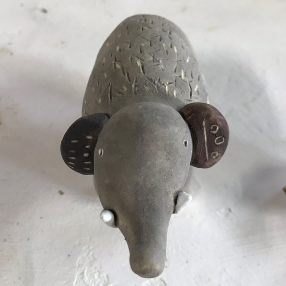 大象（單調）O-378-1 陶瓷/大象/大象 第4張的照片