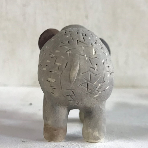 大象（單調）O-378-1 陶瓷/大象/大象 第5張的照片
