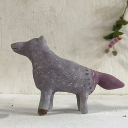 Okami (color) O-379-2 Ceramic / Wolf / Wolf 第2張的照片