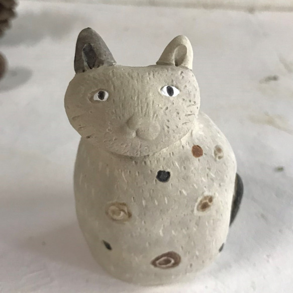 總是來的貓（單調）O-383-1 Ceramic/cat/cat/Katze/बिल्ली 第1張的照片
