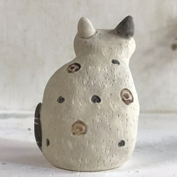 總是來的貓（單調）O-383-1 Ceramic/cat/cat/Katze/बिल्ली 第5張的照片