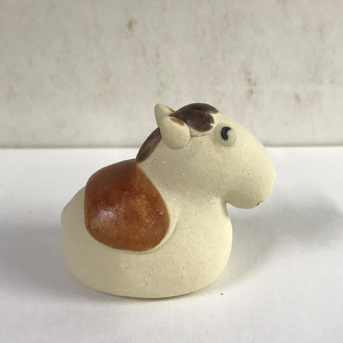 12支 うま N-155 陶製 /Horse/馬/Pferd/घोड़ा その他置物