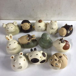 12 隻動物 羊 N-156 陶瓷 /sheep/Sheep/Schaf/भेड़ें 第6張的照片