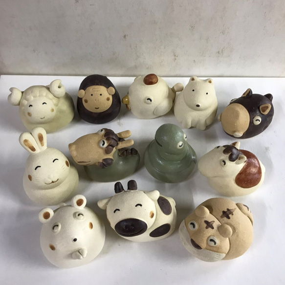 12 隻動物 羊 N-156 陶瓷 /sheep/Sheep/Schaf/भेड़ें 第6張的照片