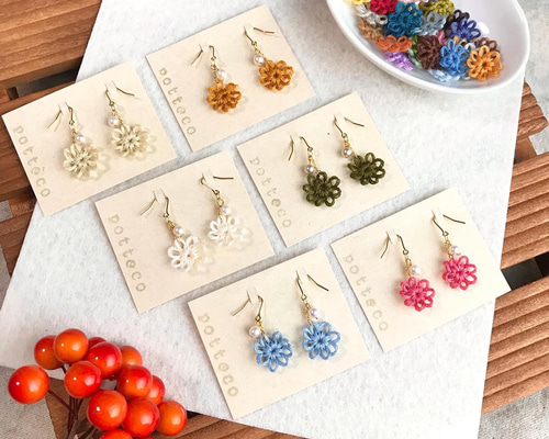【関税なし】HOBBS LONDON ホッブス Paulina ピアス パール お花 Cocktail パールピアス ゴールド | ジュエリーブランドGrosse Glace