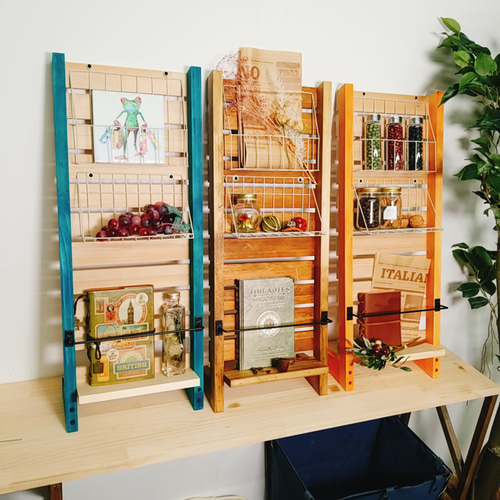 10%OFF】木製 棚 ラック マガジンラック シェルフ アンティーク調 木製