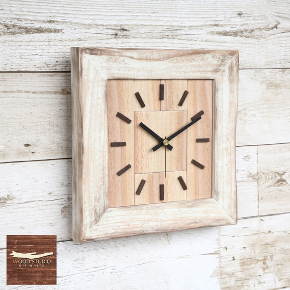 流木や古材で作った、世界にたった一つの手作り掛け時計（C015） 3枚目の画像