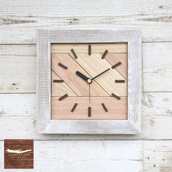流木や古材で作った、世界にたった一つの手作り掛け時計（C016） 1枚目の画像