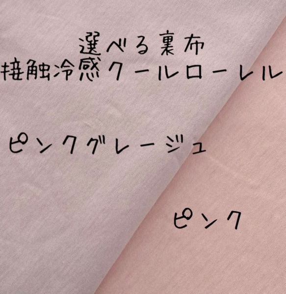 ふわふわレースのインナーマスクカバー♡選べる裏布♡2wayマスク 5枚目の画像