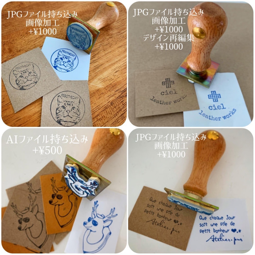 【ミント♡ページ♡はんこ ゴム印 ハンドメイドスタンプ オーダーはんこ】 手のひらサイズで頼もしい。″ブランド力をアップ″させるショップ