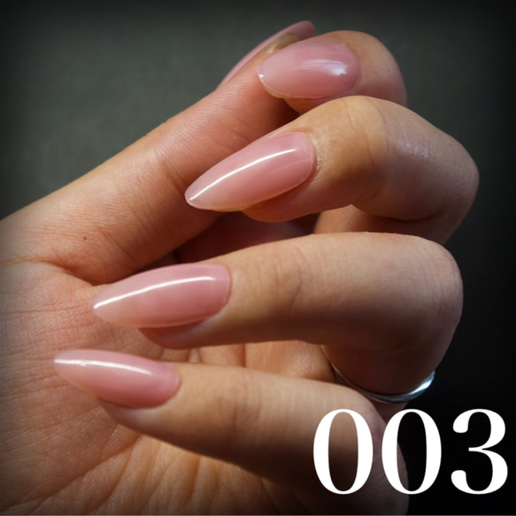 【003】シンプルネイル　ピンク 4枚目の画像