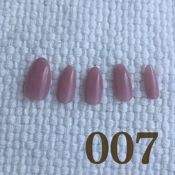 【007】シンプルネイル　ピンク 2枚目の画像