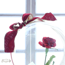 バルーンフラワー*真っ赤な薔薇 4枚目の画像