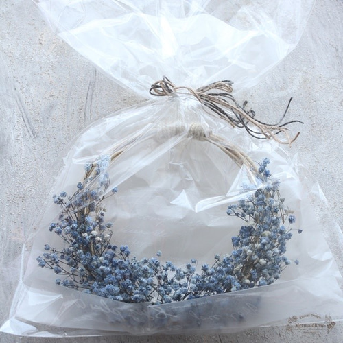 2.かすみ草オーバルリース リースレッスン】かすみ草のオーバルリース - YouTube