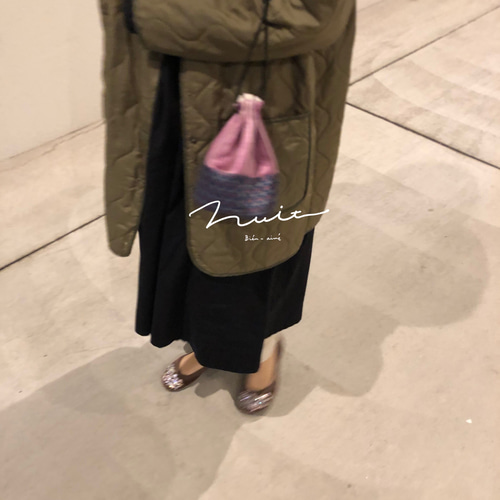 【新品未使用】NUIT rebuild pajama purse 巾着バッグ 新品未使用】NUIT rebuild pajama purse 巾着バッグ rebuild