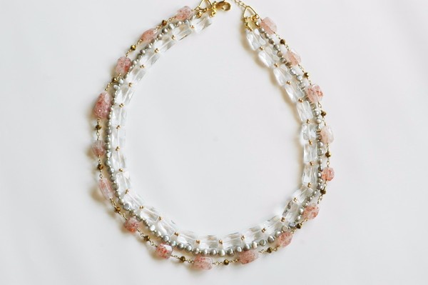 【特別感謝セール】サンストーンのとろみネックレス