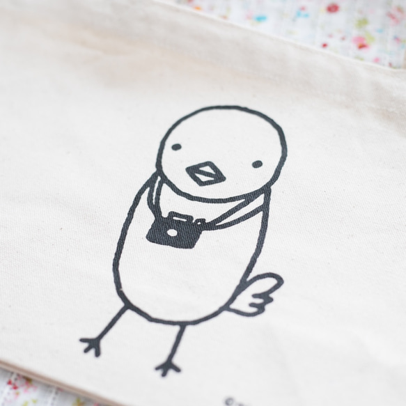 小鸡摄影家的手提包 - Tiny chick photographer's mini tote bag - 第2張的照片