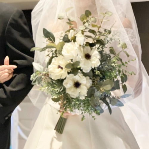 アーティフィシャルフラワーブーケ 結婚式 クラッチブーケ アーティフィシャルフラワーブーケ 結婚式 クラッチブーケ